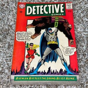 VINTAGE 1965 DC COMICS Detective Comics Batman Battle Beast Bomb Silver Age #339